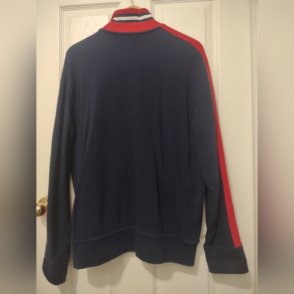 Polo by Ralph Lauren Navy, Red, and Gold Varsity or Bomber Sweater/Jacket - Picture 3 of 3
